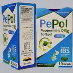 PePol Peppermint Oil Softgel – 310mg | Relief from IBS – 10 Softgels