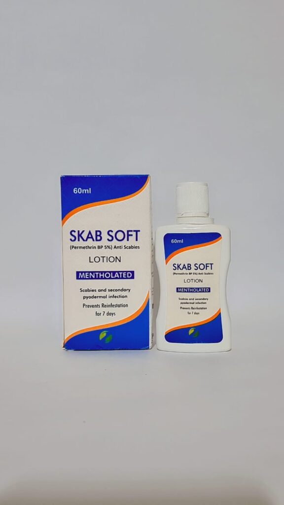 Skab Soft Anti-Scabies Lotion – Permethrin 5% Mentholated | 60ml