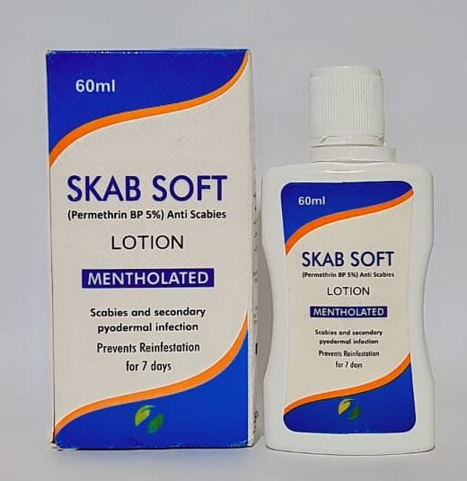 Skab Soft Anti-Scabies Lotion – Permethrin 5% Mentholated | 60ml