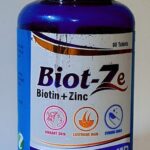Biot-Ze – Biotin + Zinc – 90 Tablets | For Hair, Skin & Nail Health | Dietary Supplement